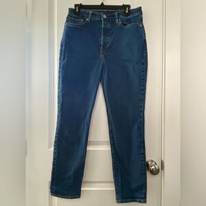 H&M Women’s Ultra High Waist Mom Jeans with Button Fly